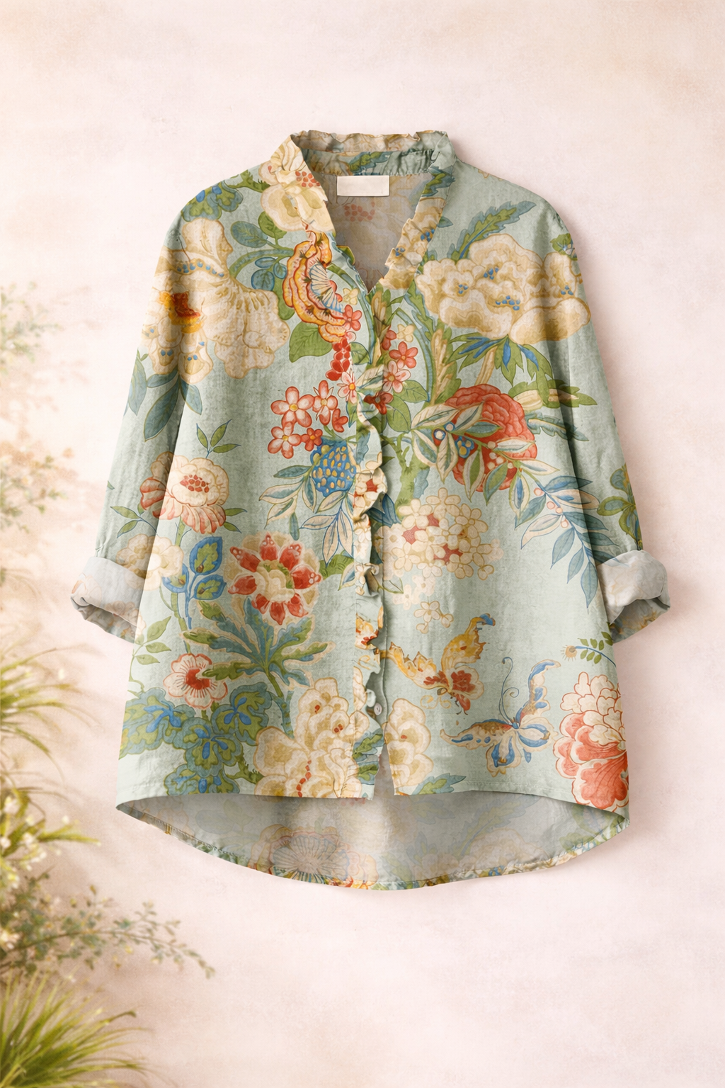 Mirella – Vintage Bloom Blouse