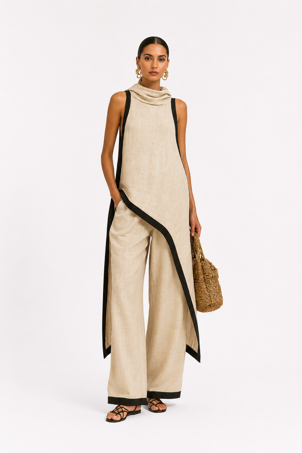 Élodie™ – Artistic Elegance Jumpsuit