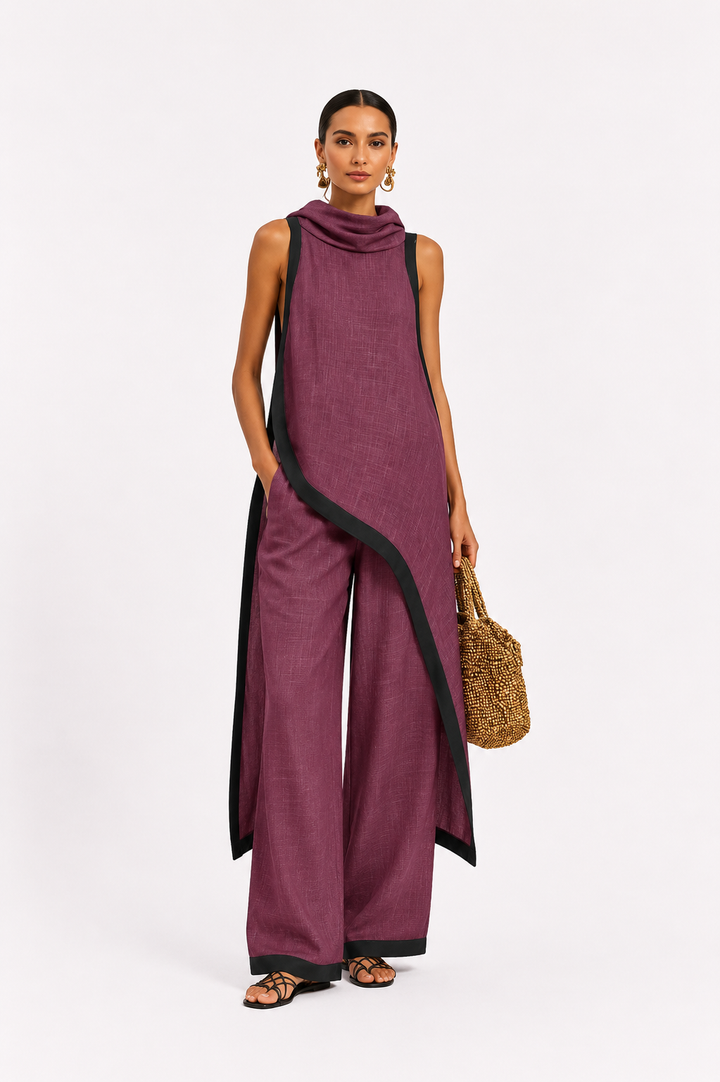 Élodie™ – Artistic Elegance Jumpsuit
