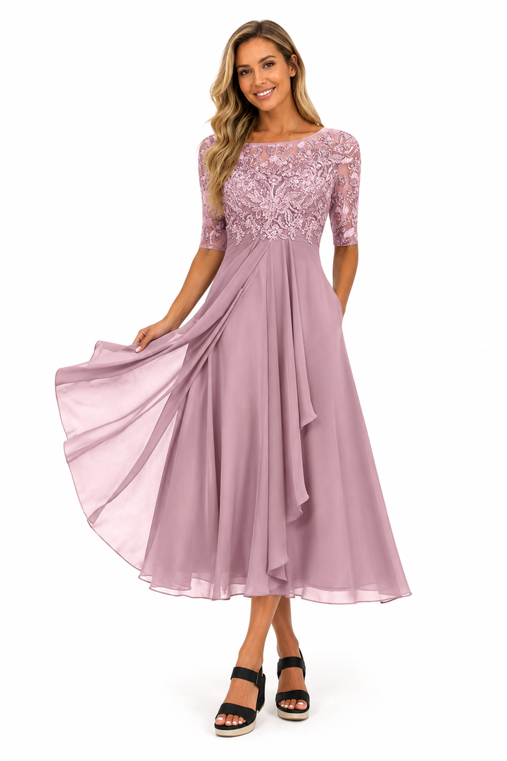 Seraphina™ | Elegant Lace Evening Dress