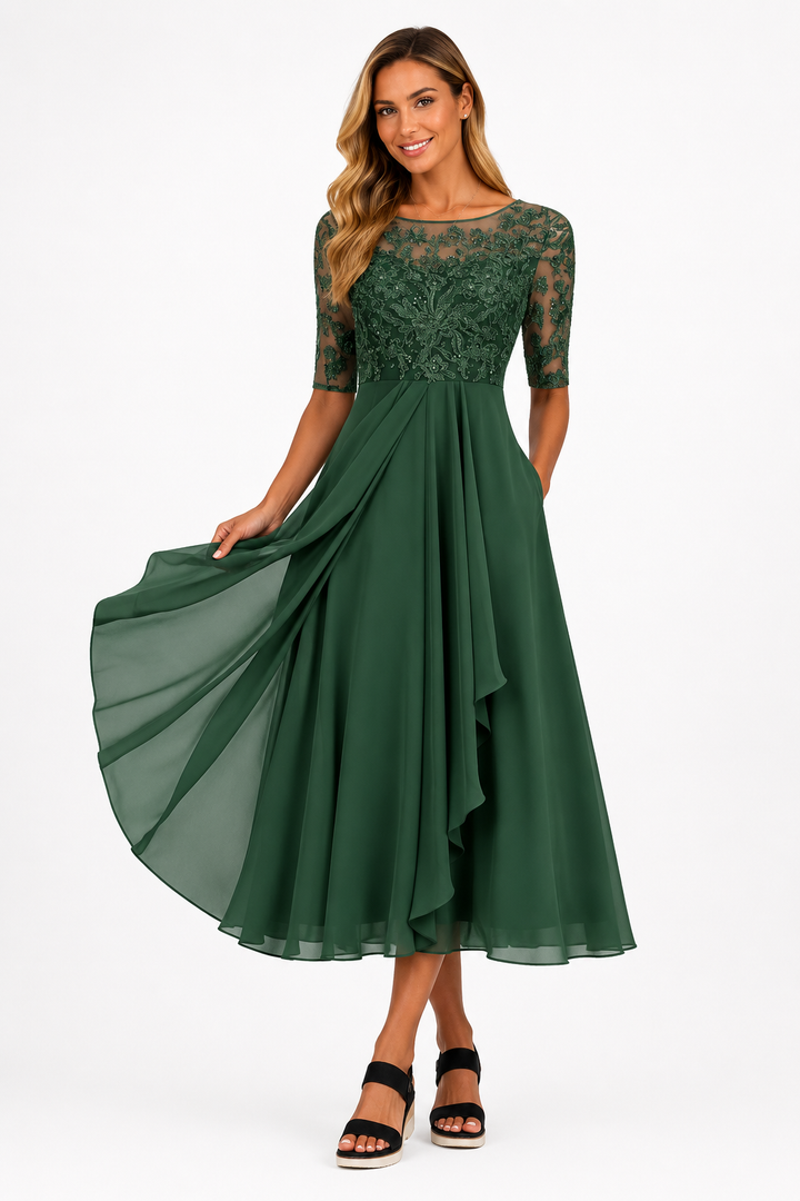 Seraphina™ | Elegant Lace Evening Dress