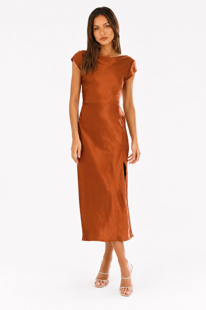 Celestine™ | Elegant Open-Back Evening Dress
