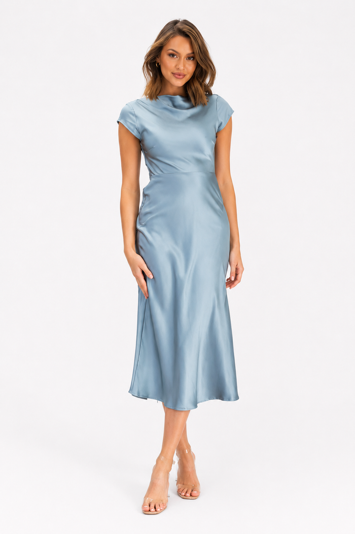 Celestine™ | Elegant Open-Back Evening Dress