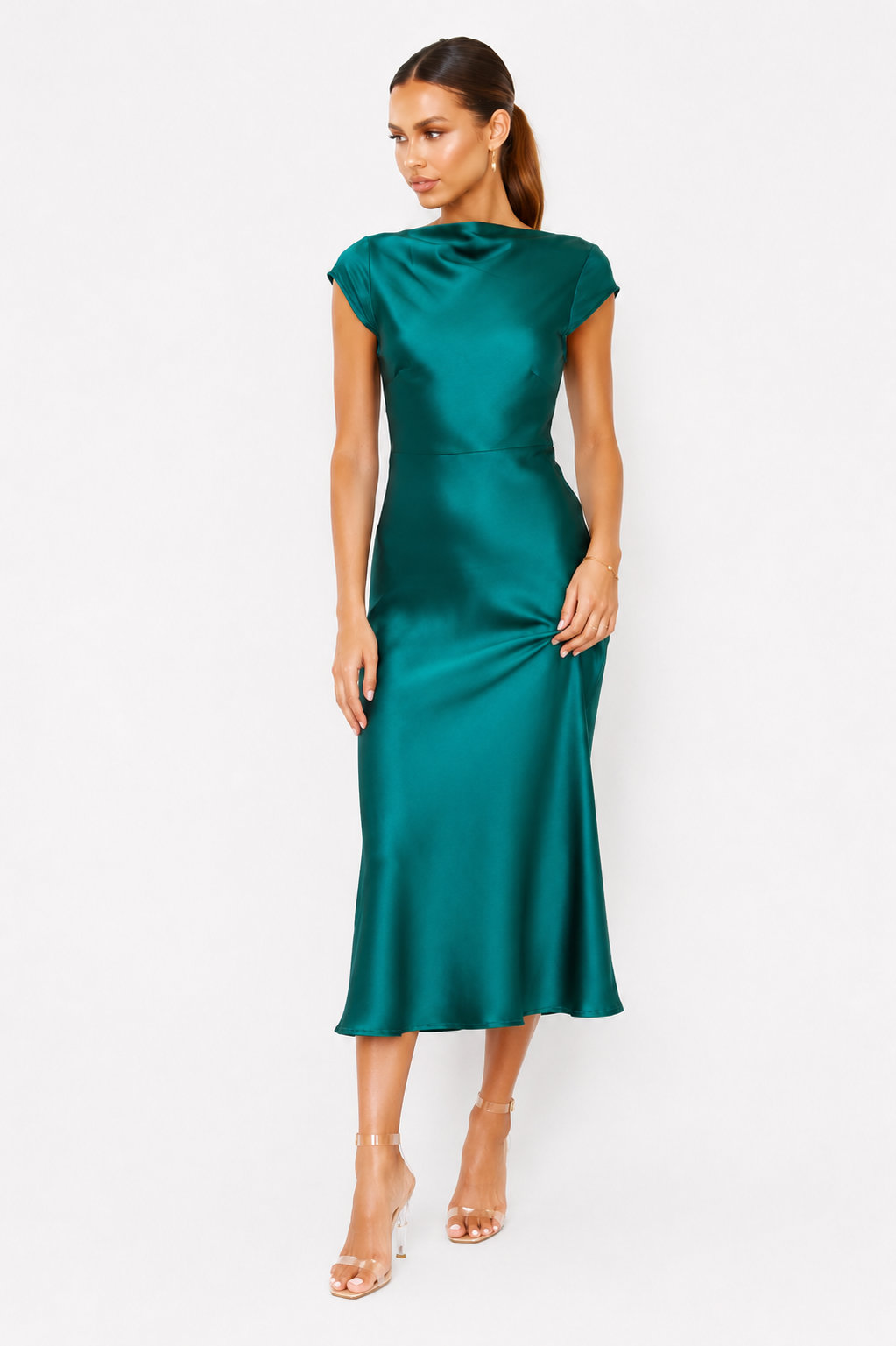Celestine™ | Elegant Open-Back Evening Dress