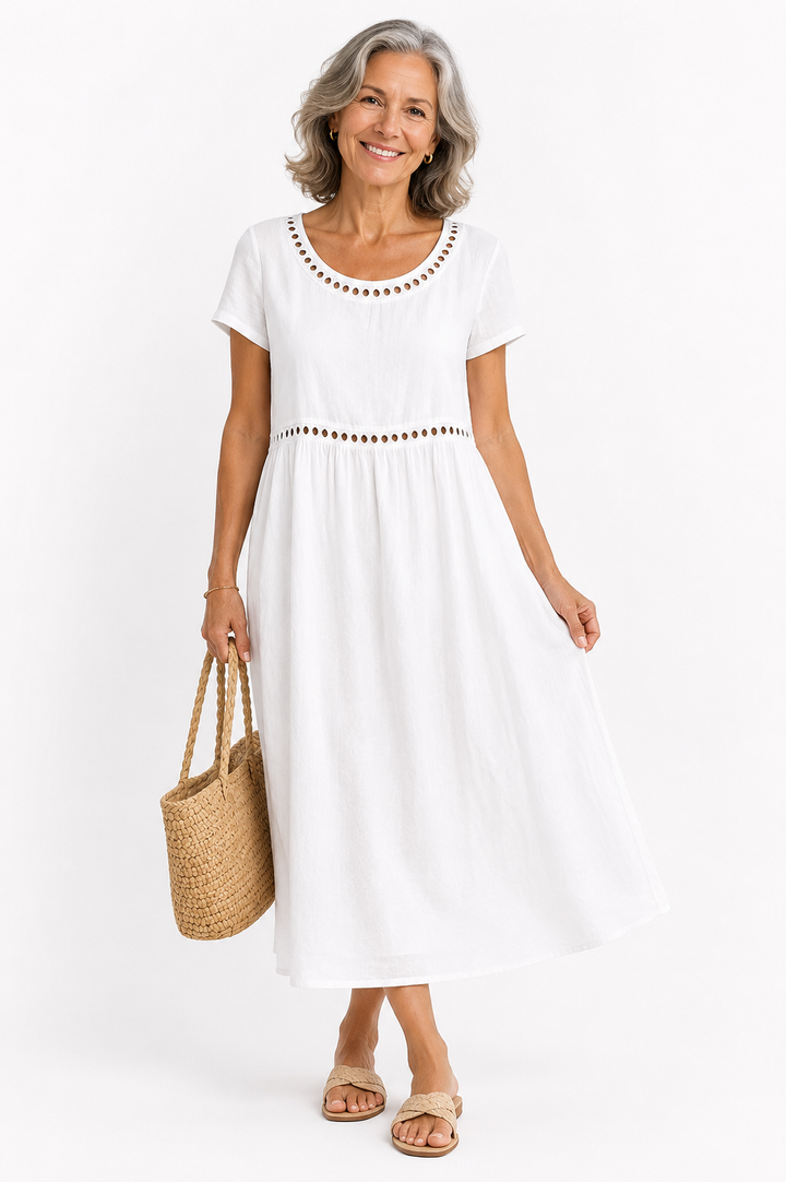 Aurelia™ – Effortless Grace Midi Dress