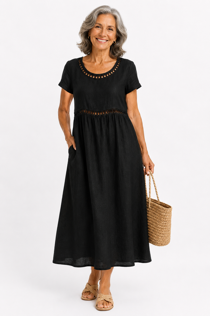 Aurelia™ – Effortless Grace Midi Dress