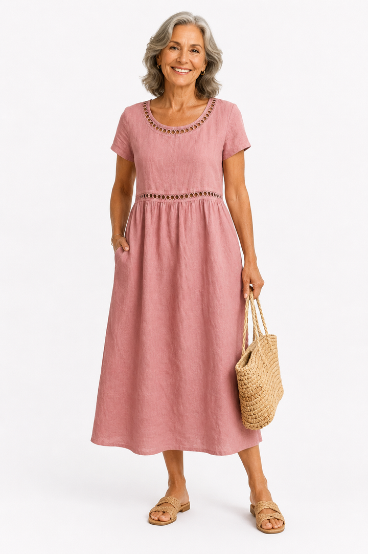 Aurelia™ – Effortless Grace Midi Dress