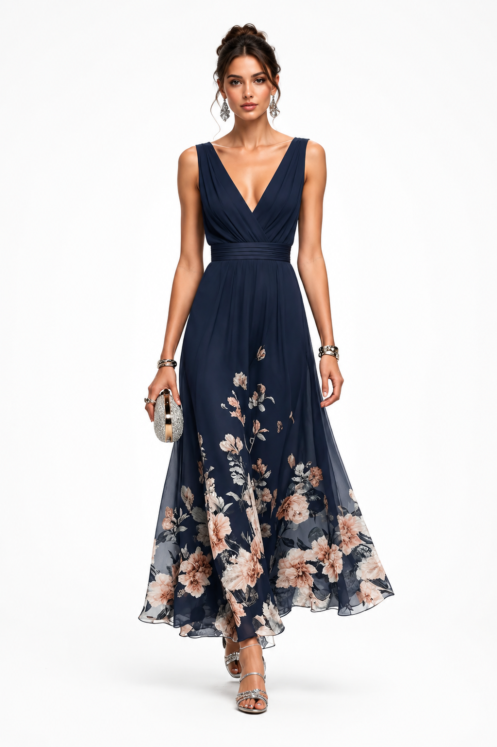 Evelisse™ | Floral Grace Evening Dress