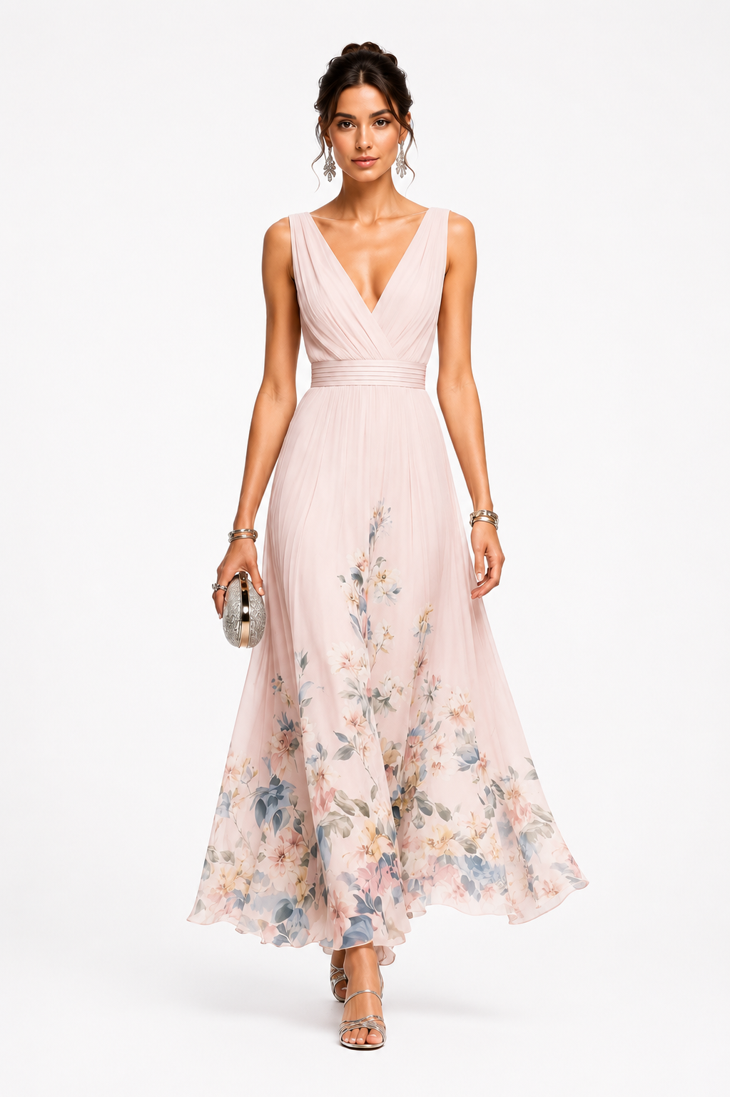Evelisse™ | Floral Grace Evening Dress