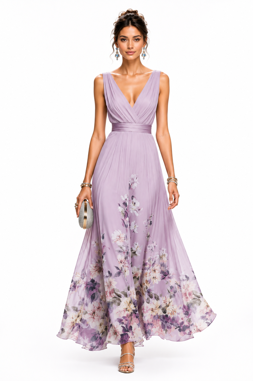 Evelisse™ | Floral Grace Evening Dress