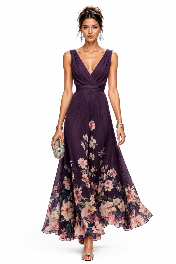 Evelisse™ | Floral Grace Evening Dress