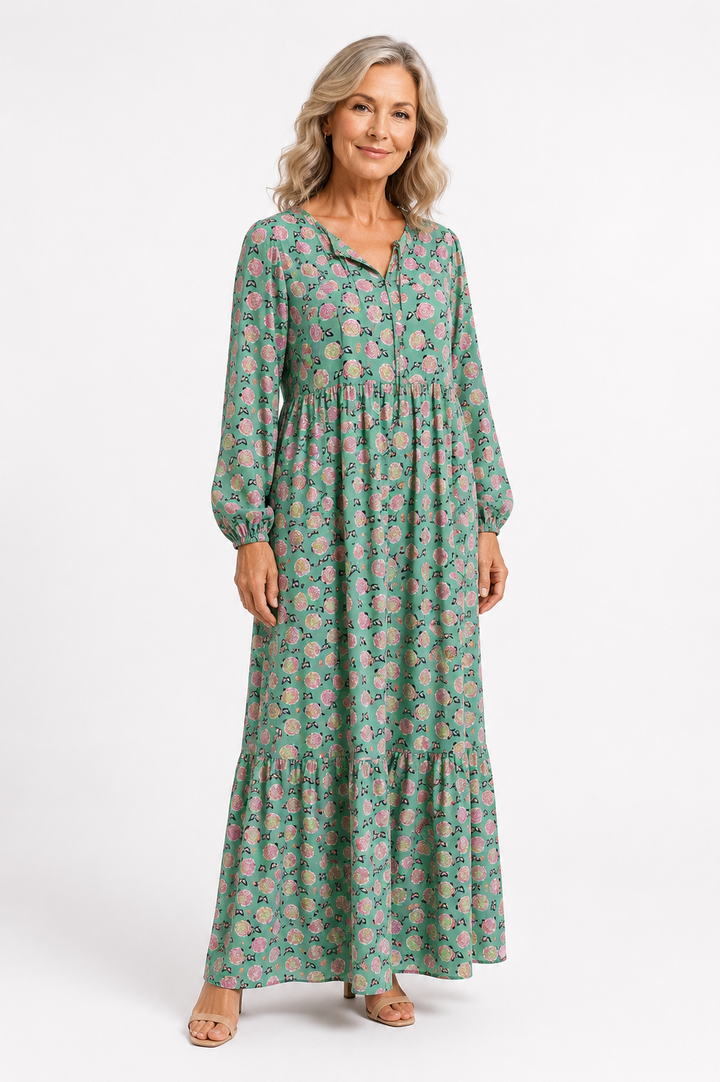 Livia™ – Meadow Bloom Maxi Dress