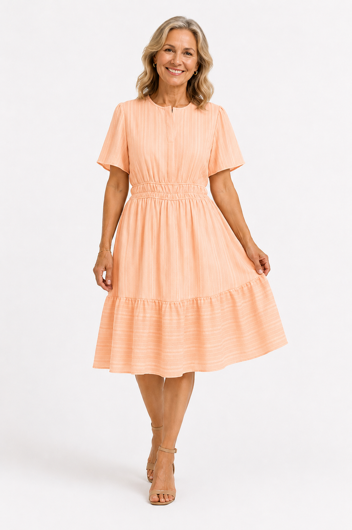 Rosalie™ – Grace Pleated Midi Dress
