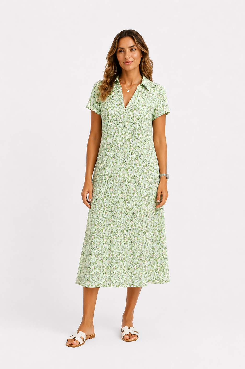 Elise™ – Meadow Bloom Midi Dress
