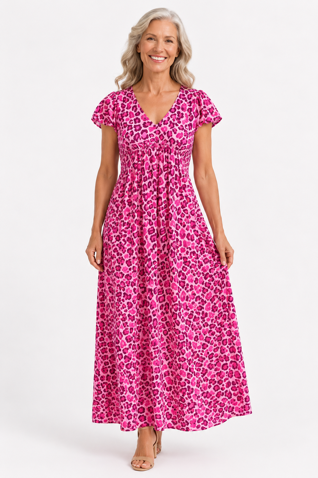 Elena™ – Wild Blossom Maxi Dress