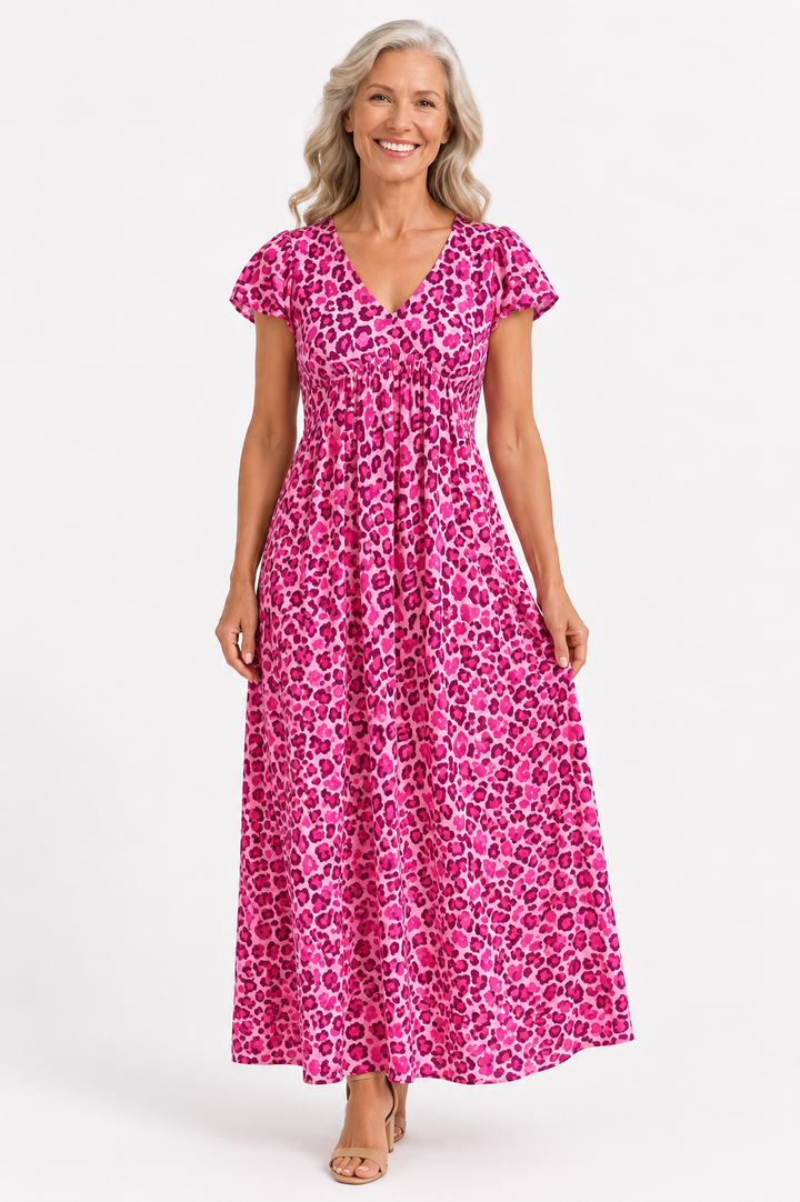 Elena™ – Wild Blossom Maxi Dress
