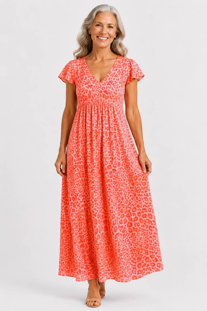 Elena™ – Wild Blossom Maxi Dress