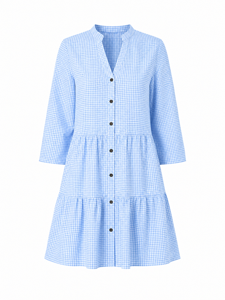 Romy™ – Gingham Breeze Jurk