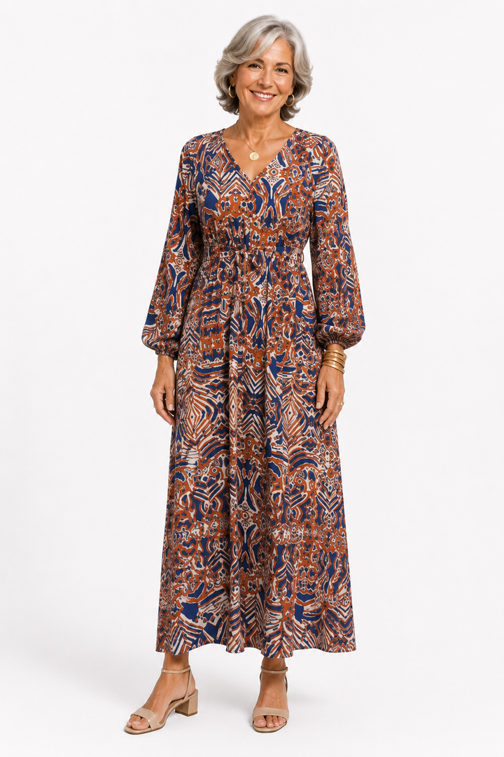 Amara™ – Bohemian Grace Maxi Jurk