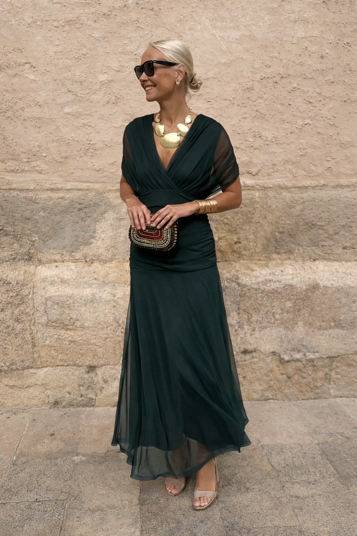 Amalia – Elegant Flowing Midi Dress