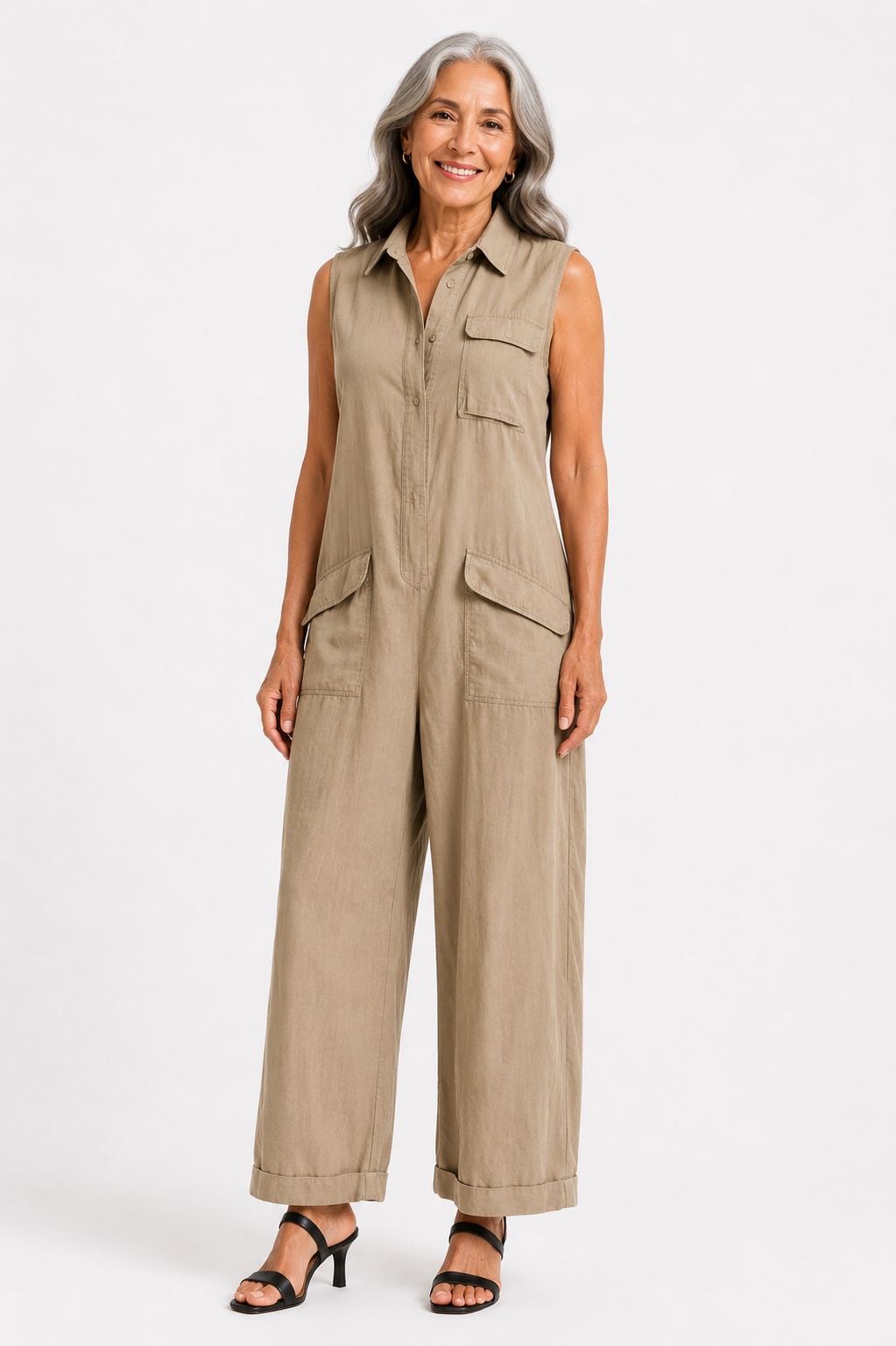Naomi™ – Relaxed Utility Jumpsuit