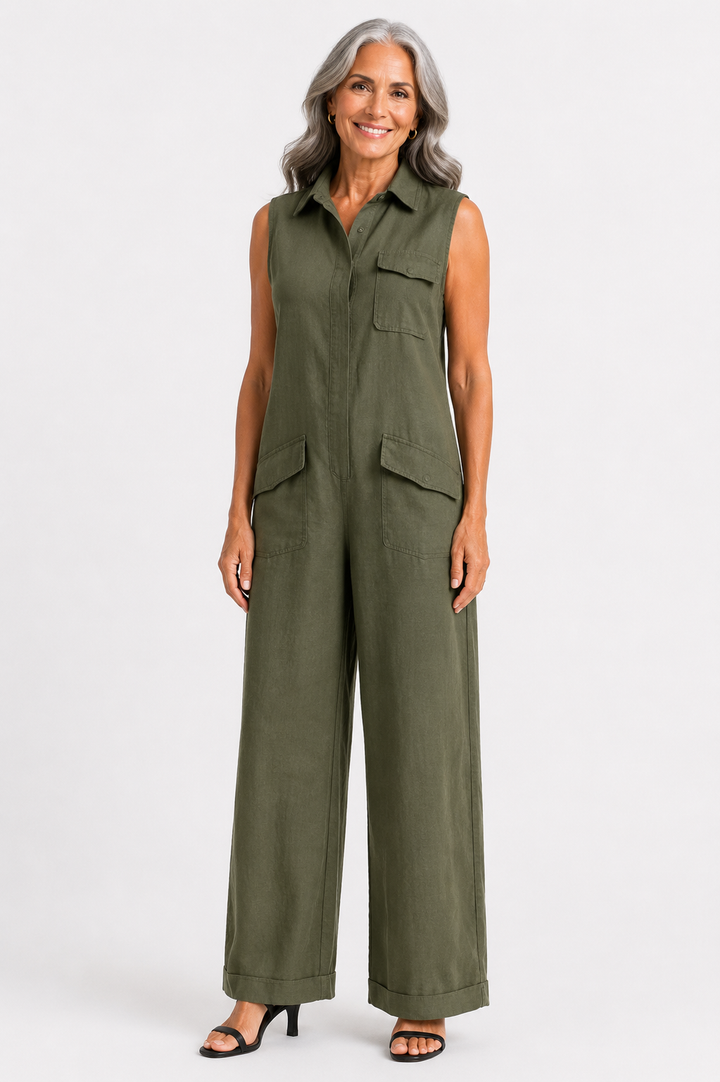 Naomi™ – Relaxed Utility Jumpsuit