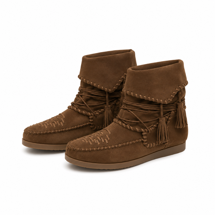 Sandra™ – Bohemian Tassel Ankle Boots