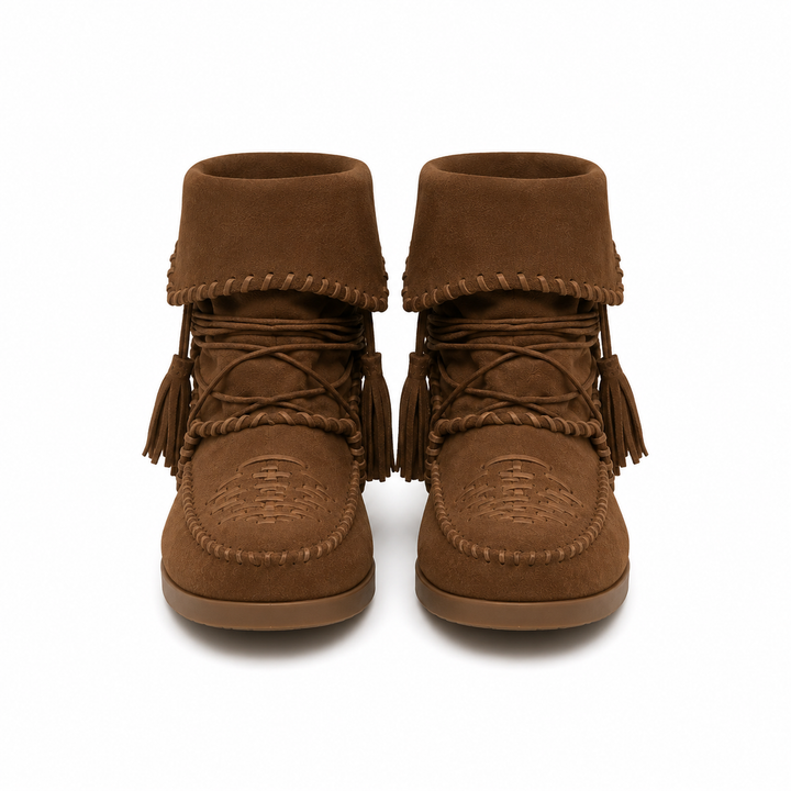 Sandra™ – Bohemian Tassel Ankle Boots