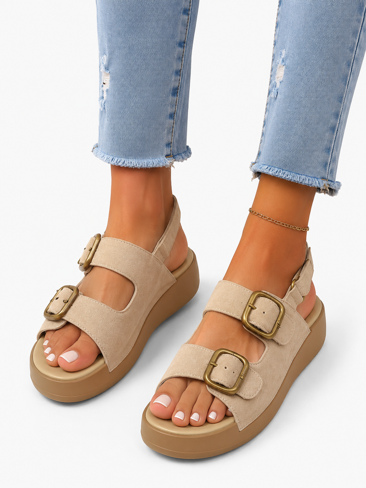 Olivia™ – Buckled Comfort Sandals