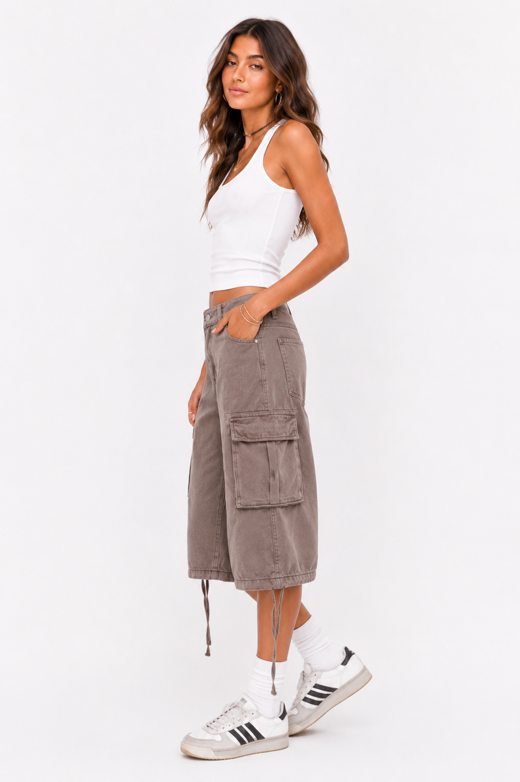 Harper™ – Urban Cargo Cropped Pants