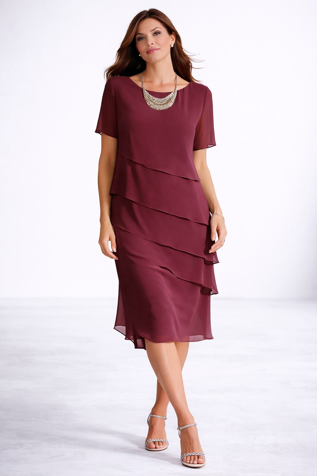 Claire – Élégance Layered Dress