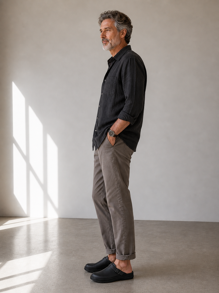 Hugo – Classic Leather Comfort Clogs