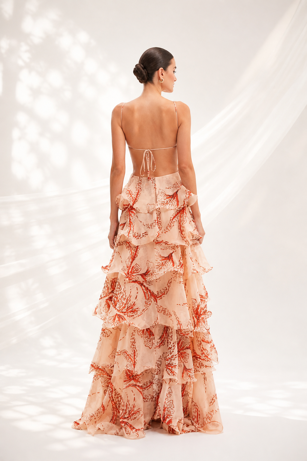 Aurélie – Luxury Ruffle Maxi Dress