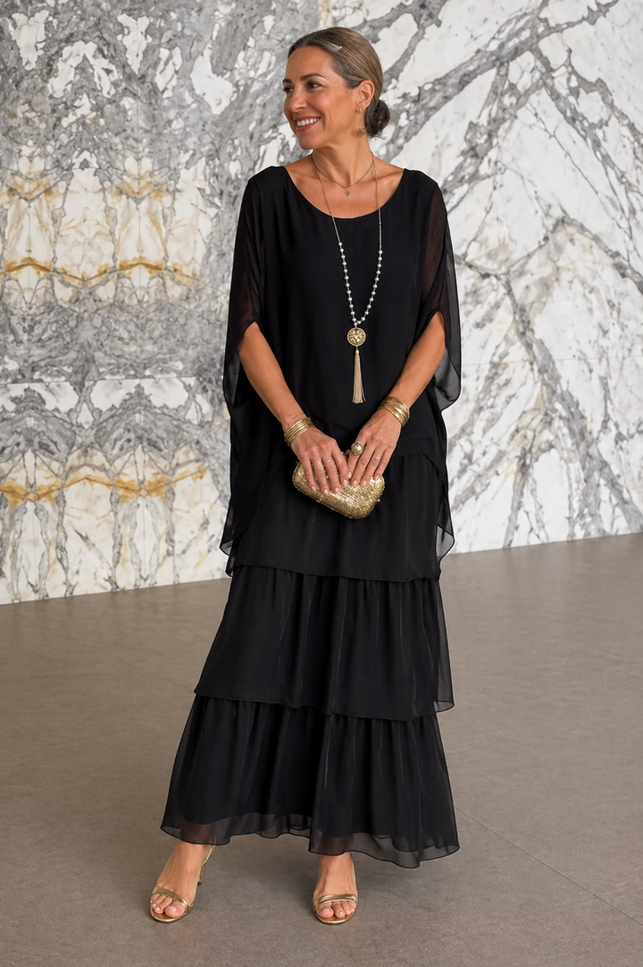 Marilou – Elegant Layered Maxi Dress
