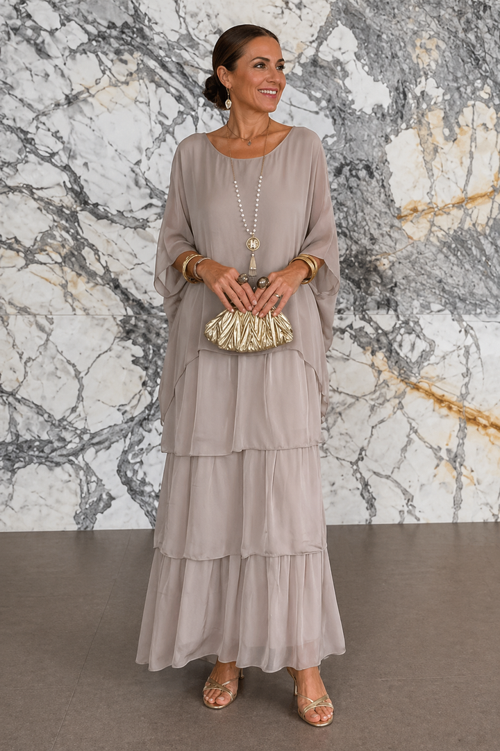 Marilou – Elegant Layered Maxi Dress