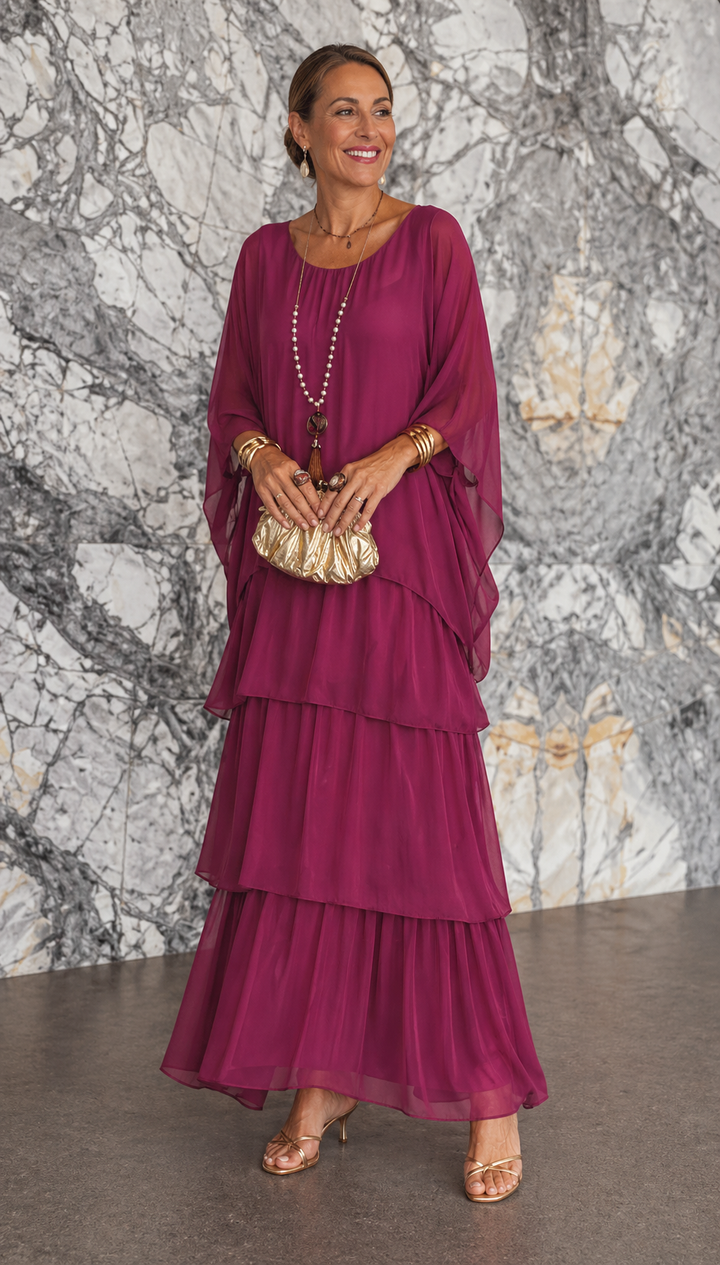 Marilou – Elegant Layered Maxi Dress