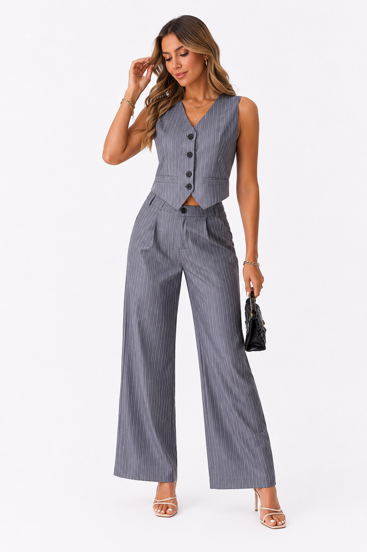 Sophia™ – Pinstripe Tailored Set