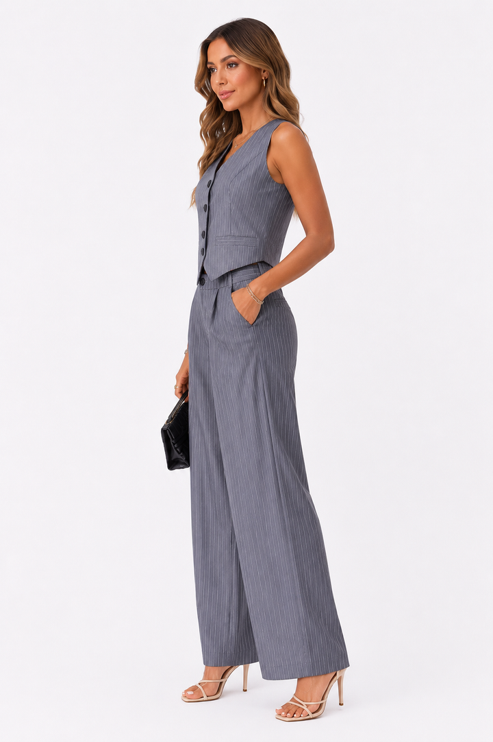 Sophia™ – Pinstripe Tailored Set