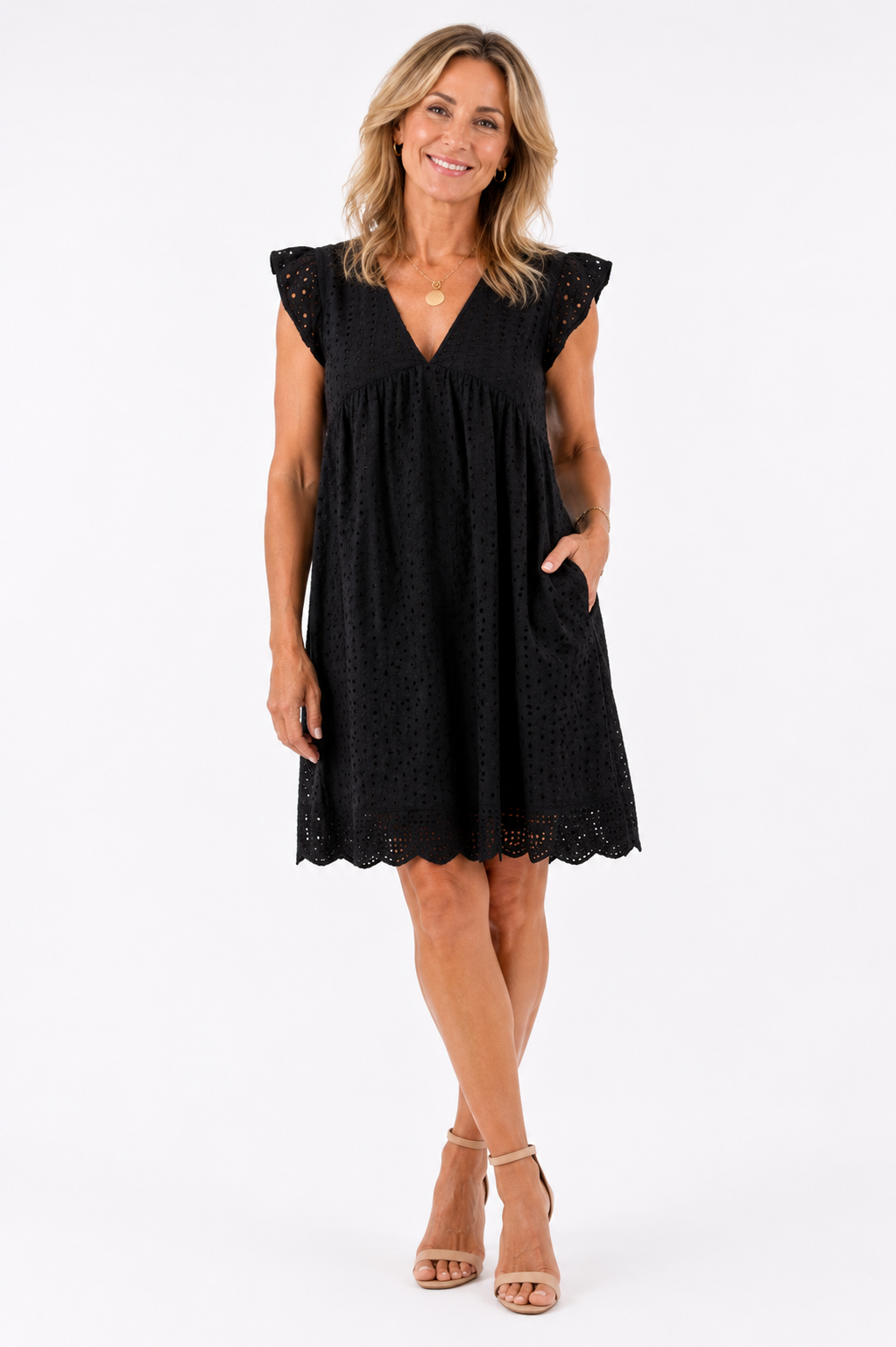 Elise™ – Broderie Elegance Dress
