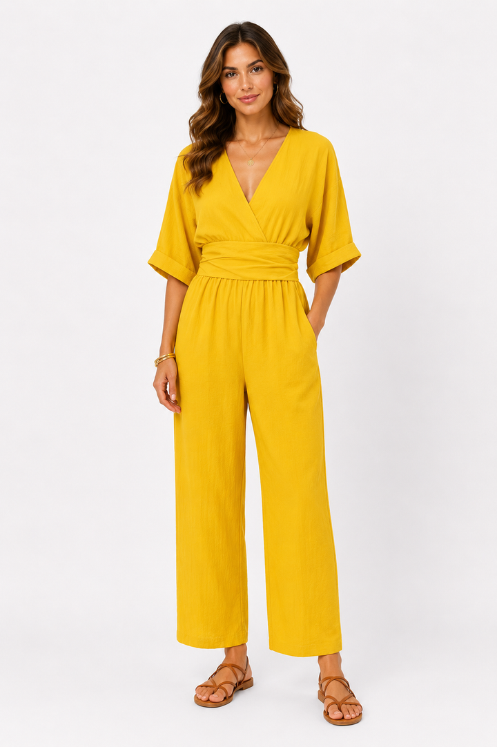 Elowen™ | Effortless Wrap Jumpsuit