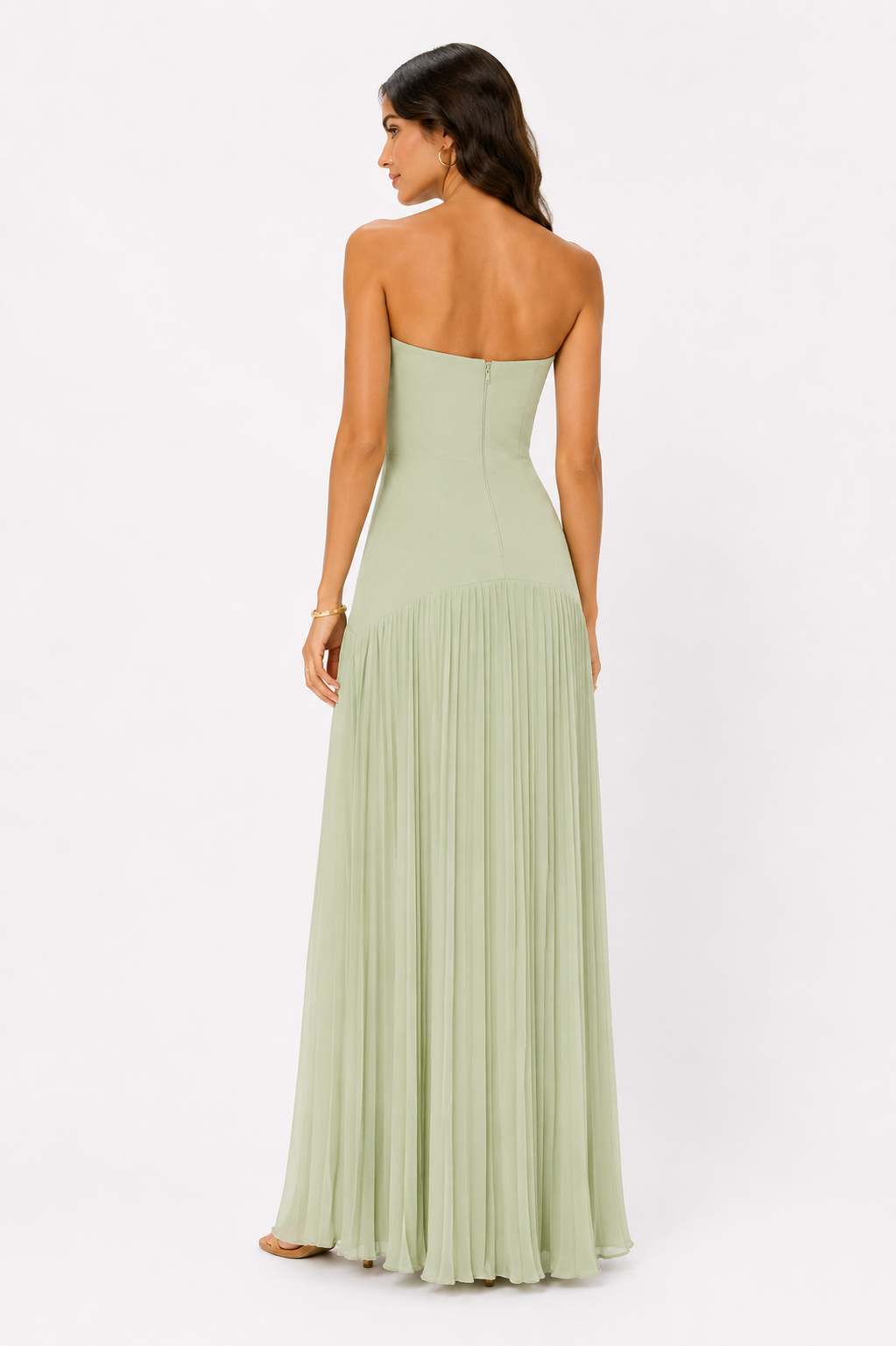 Seraphina™ | Pleated Elegance Maxi Dress