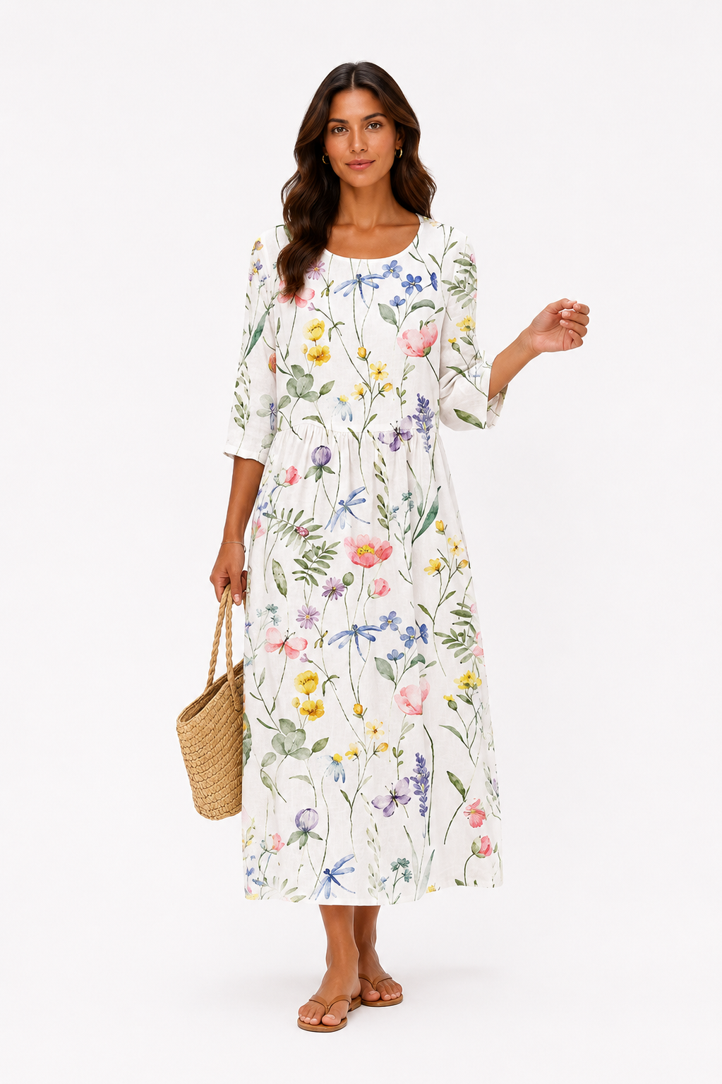 Rosalie™ | Botanical Breeze Maxi Dress