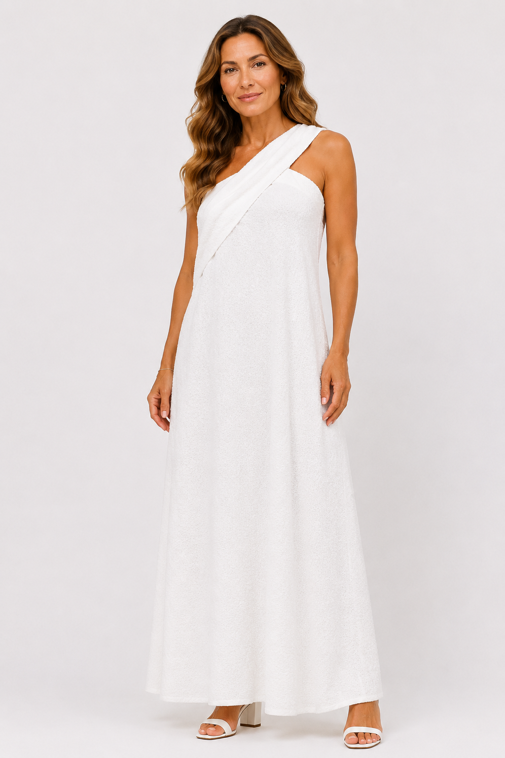 Laura™ – Elegant One-Shoulder Maxi Dress
