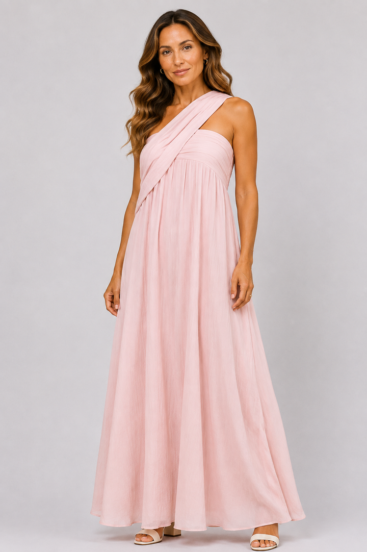 Laura™ – Elegant One-Shoulder Maxi Dress
