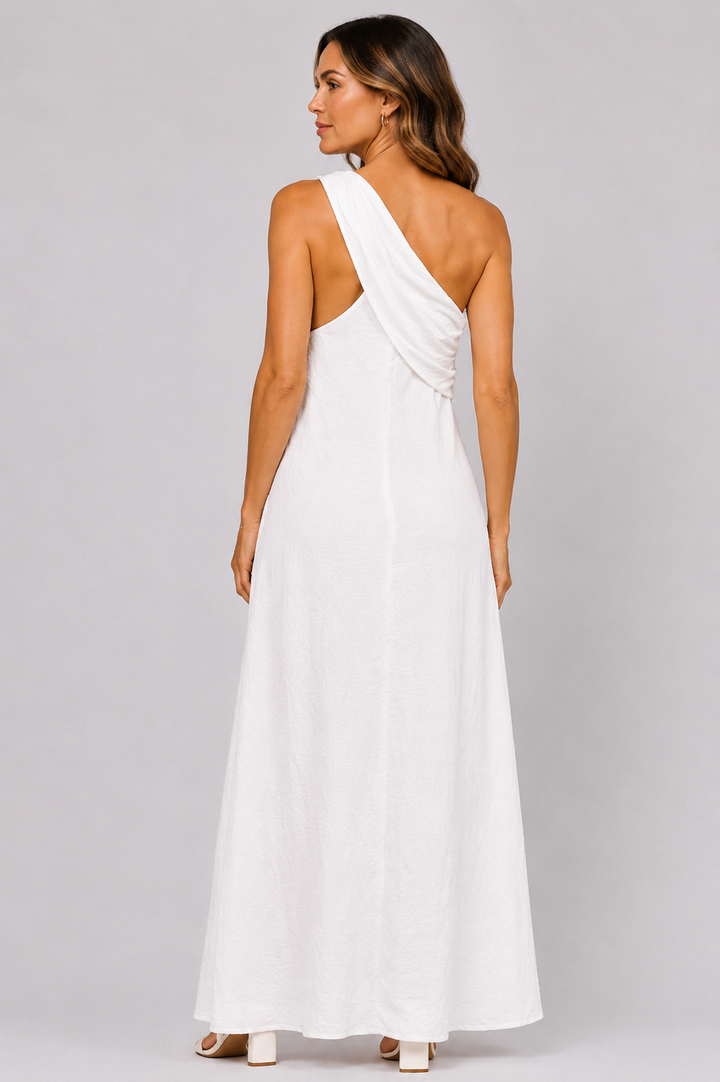 Laura™ – Elegant One-Shoulder Maxi Dress
