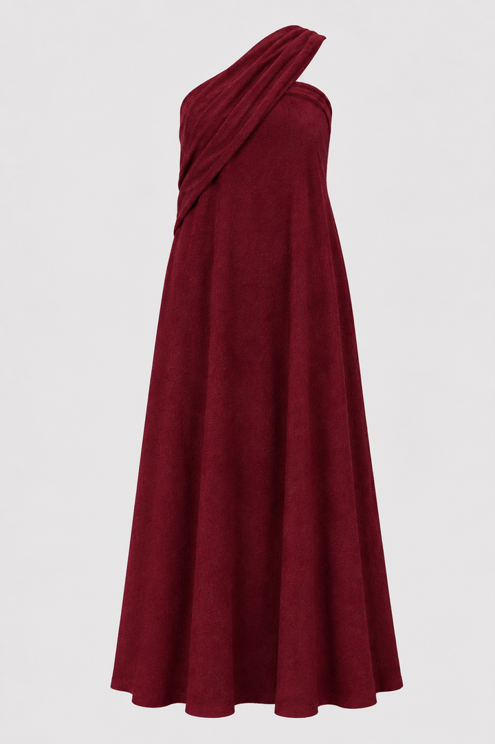 Laura™ – Elegant One-Shoulder Maxi Dress