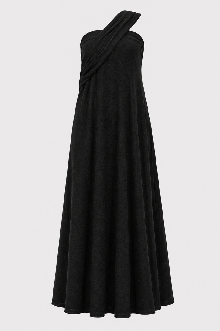 Laura™ – Elegant One-Shoulder Maxi Dress