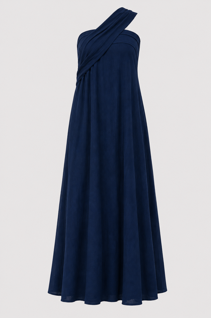 Laura™ – Elegant One-Shoulder Maxi Dress