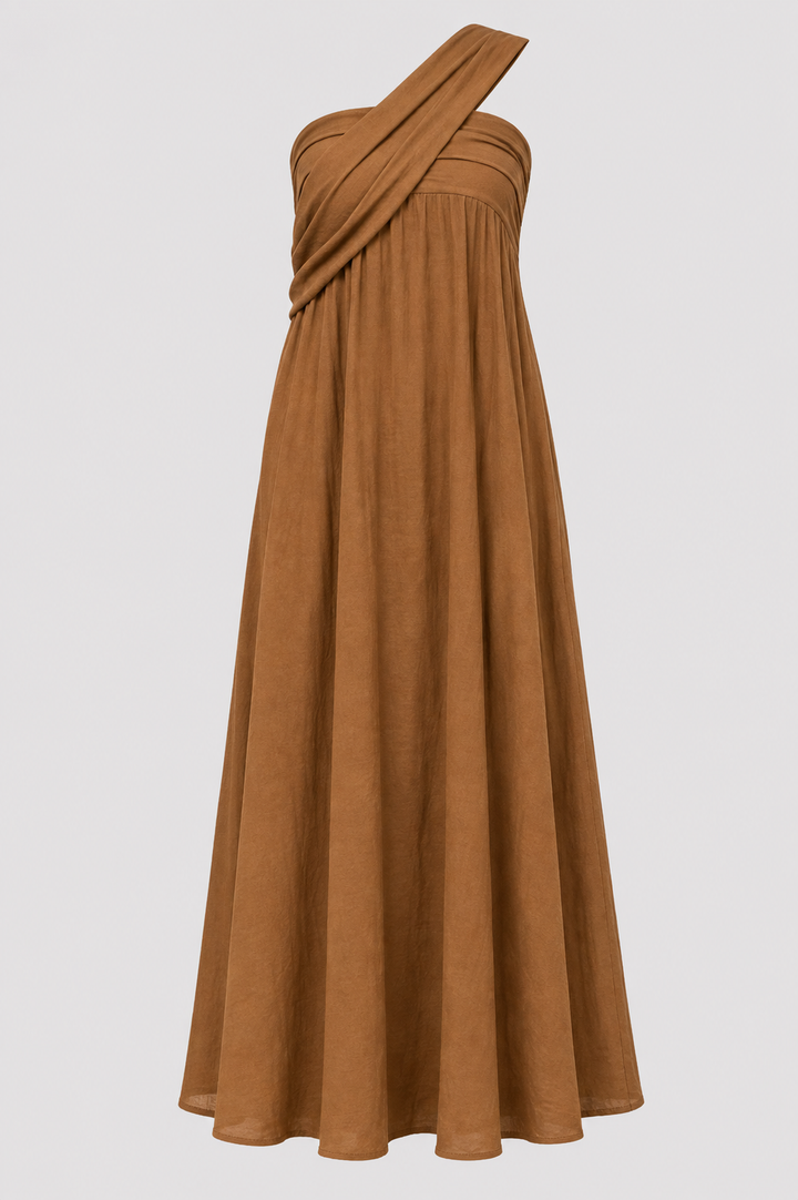 Laura™ – Elegant One-Shoulder Maxi Dress