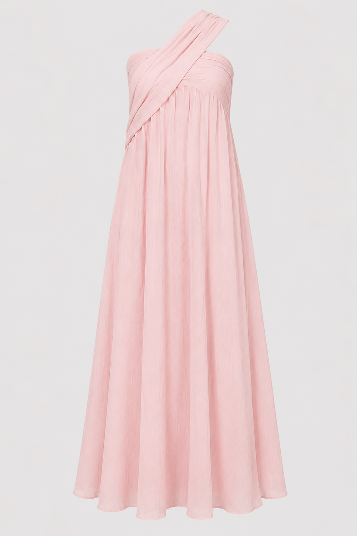 Laura™ – Elegant One-Shoulder Maxi Dress